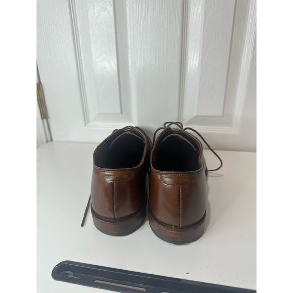 Allen Edmonds Park Avenue Cap Toe Oxfords Sz 11D Brown Leather Dress Shoes - Picture 7 of 9
